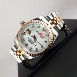 ساعت رولکس مردانه و زنانه ROLEX تقویم دار موتور سوئیس 04