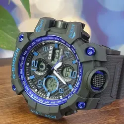 ساعت مچی مردانه و پسرانه جی شاک ضد آب دست شستن کرنومتر G shock