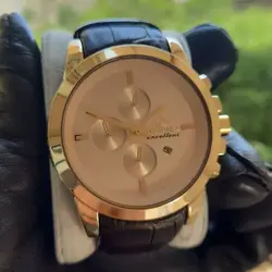 ساعت مچی ست مردانه و زنانه بدنه استیل رومانسون و الگانس تقویم ماهانه رنگ ثابت