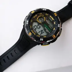 ساعت اسپرت دیجیتال پسرانه ضدآب سبک جی شاک چراغدار کرنومتر آلارم زنگ هشدار چراغ دار ارسال رایگان تاریخ شمار Sport تولد
