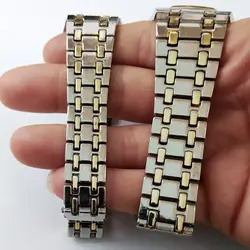 ساعت ست بندفلزی ساعت مچی عقربه ای جفتی والار WALAR طلایی نقره ای طرح سه موتور تک موتور تاریخ دار تاریخ شمار