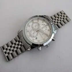 رومانسون مردانه ضدآب تاریخ شمار ارسال رایگان ساعت نقره ای حراج ساعت فروش ویژه ROMANSON سه موتور کرنوگراف حراج آنلاین