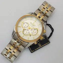 رومانسون مردانه ساعت بندفلزی مردانه ضدآب تاریخ شمار شیک و خاص لاکچری حراجی ساعت