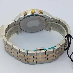 رومانسون مردانه ساعت بندفلزی مردانه ضدآب تاریخ شمار شیک و خاص لاکچری حراجی ساعت