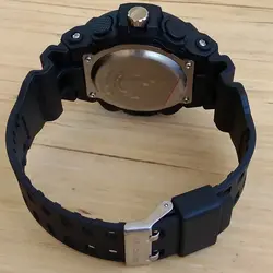 ساعت اسپرت امپاور مردانه دو زمانه ویژه خاص باکیفیت چراغ دید در شب ضدآب تاریخ شمار