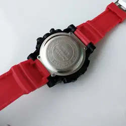 ارسال رایگان ساعت مچی دیجیتال قرمز مشکی اسپرت ضدآب کرنومتر دار چراغدار تایمر باکیفیت Sport تاریخ شمار