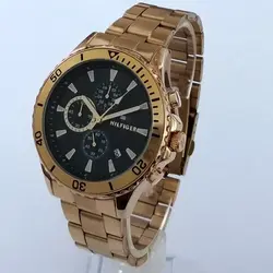 بندفلزی مردانه طلایی 3 موتور فعال .رنگ ثابت فروش ویژه تاریخ شمار اسپرت و شیک