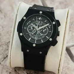 ساعت مچی مردانه هابلوت تقویم نمایان طرح کرنو موتور شرکتی HUBLOT