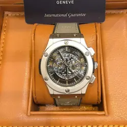 ساعت مچی مردانه هابلوت تقویم نمایان طرح کرنو موتور شرکتی HUBLOT