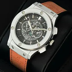 ساعت مچی مردانه هابلوت تقویم نمایان طرح کرنو موتور شرکتی HUBLOT