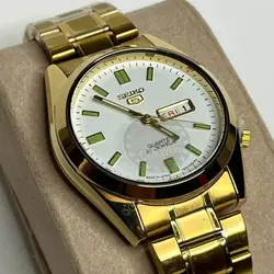 ساعت مچی مردانه دو تقویم سیکو 5 موتور ژاپن SEIKO 5