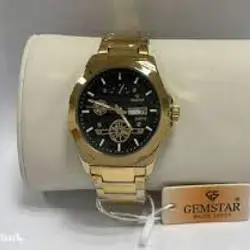 ساعت مچی مردانه اورجینال دو تقویم رنگ ثابت ضداب جم.استار Gemstar