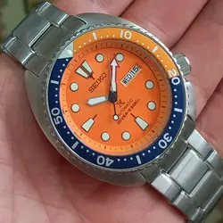 ساعت مچی مردانه اورجینال اتومات دو تقویم سیکو 5 اصل ژاپن قاب چرخشی Seiko5