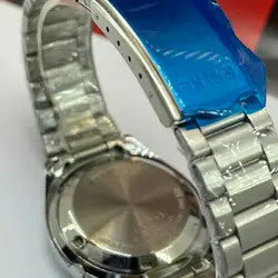 ساعت مردانه دو تقویم شیشه حک دار سیکو5 موتور ژاپن SEIKO 5