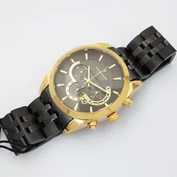 ساعت مچی عقربه‌ای مردانه رومانسون مدل تاریخ شمار کرنوگراف بندفلزی سه موتور فعال رنگ ثابت ضدآب کد R50