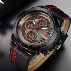 نیوی فورس9110 اورجینال سه موتوره نمایشگر روزو شب تقویم روز شمار .هفته شمار