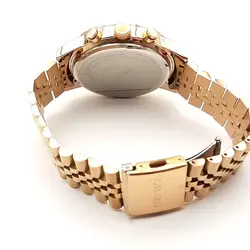 SIEKOساعت فول تایم تمام استیل ضد حساسیت موتورژاپن تقویم روز شمار نمایشگر روز و شب