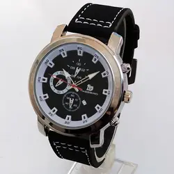 ساعت مچی عقربه‌ای مردانه مدل بندجیر تاریخ شمار کد 660