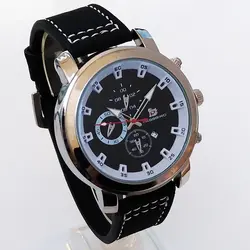 ساعت مچی عقربه‌ای مردانه مدل بندجیر تاریخ شمار کد 660