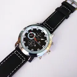 ساعت مچی عقربه‌ای مردانه مدل بندجیر تاریخ شمار کد 660