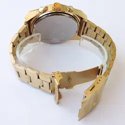 ساعت مچی عقربه‌ای مردانه دیزل مدل بندفلزی تاریخ شمار سه موتور فعال کرنوگراف ضدآب کد 041