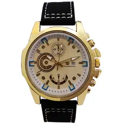 ساعت مچی عقربه‌ای مردانه مدل بندجیر تاریخ شمار کد D2110