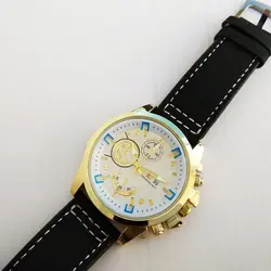 ساعت مچی عقربه‌ای مردانه مدل بندجیر تاریخ شمار کد D2110