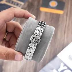 ست ساعت مچی عقربه ای زنانه و مردانه مدل الماسی دو تقویم 103