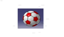 ترسیم توپ فوتبال با نرم افزار کتیا