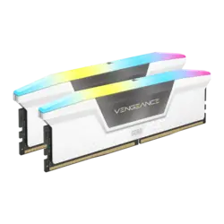 رم کورسیر Corsair Vengeance RGB DDR5 64GB Dual 6000MHz CL40 White