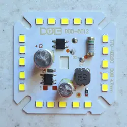 چیپ ال ای دی 20 وات ماژول دی او بی خازن دار رنگ سفید مهتابی مناسب جهت تعمیر لامپ chip led dob 20w 220v