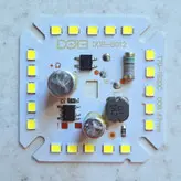 چیپ ال ای دی 20 وات ماژول دی او بی خازن دار رنگ سفید مهتابی مناسب جهت تعمیر لامپ chip led dob 20w 220v