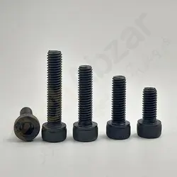 خرید و قیمت پیچ آلن باسر خشکه سیاه 8.8 سایز 40*5 - پیچ ابزار