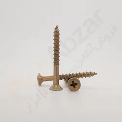 خرید و قیمت پیچ چوب چهارسو 4سانت 8*1/2 1 بسته 144عددی - پیچ ابزار