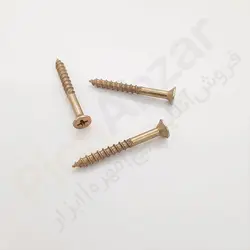 خرید و قیمت پیچ چوب چهارسو 4سانت 8*1/2 1 بسته 144عددی - پیچ ابزار