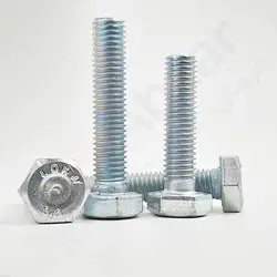 خرید و قیمت پیچ شش گوش آچاری آهنی سفید 30*8 - پیچ ابزار