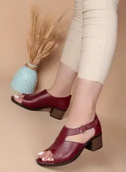 کفش تمام چرم زنانه کد 114 کاتر - چرم سانیا | خرید بهترین انواع کیف و کفش چرم زنانه