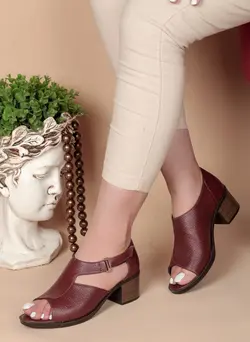 کفش تمام چرم زنانه کد 114 کاتر - چرم سانیا | خرید بهترین انواع کیف و کفش چرم زنانه