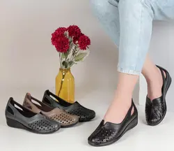 کفش تمام چرم زنانه کد 46 - چرم سانیا | خرید بهترین انواع کیف و کفش چرم زنانه