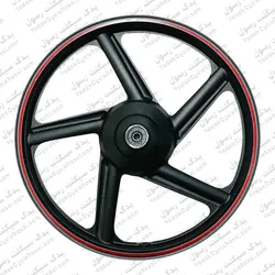 رینگ اسپرت جلو و عقب کامل مدل 5 پره ترمز کاسه ای - یدک سیکلت رسول