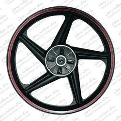 رینگ اسپرت جلو و عقب کامل مدل 5 پره ترمز کاسه ای - یدک سیکلت رسول