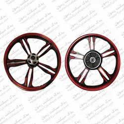 رینگ اسپرت جلو و عقب هوندا مدل پلاتینیوم دیسکی - یدک سیکلت رسول