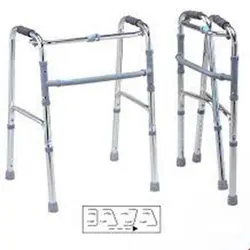 واکر ساده آلومینیومی تاشو - بازار پزشکی - پخش تجهیزات پزشکی و ارتوپدی