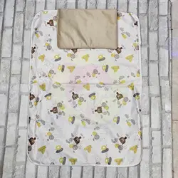 زیرانداز تعویض مامزکیوت Mum's Cutie طرح خرس کارتونی کرم