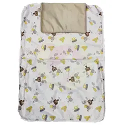 زیرانداز تعویض مامزکیوت Mum's Cutie طرح خرس کارتونی کرم