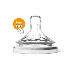 سر شیشه نچرال +6 ماه فیلیپس اونت Philips Avent بسته 2 عددی