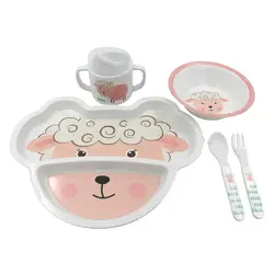 ظرف غذای کودک ملامین طرح گوسفند لمون Lemon