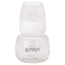 شیشه شیر 80 میلی لیتر نوزاد Rovco ( قنداب خوری )