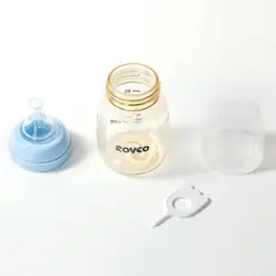 شیشه شیر 80 میلی لیتر نوزاد Rovco ( قنداب خوری )