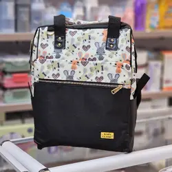 ساک لوازم کوله شو baby classic طرح گربه و قلب